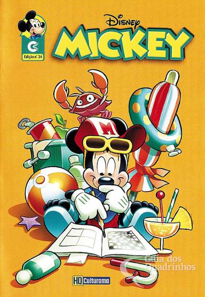 HQs Disney - Gibi em quadrinhos  Mickey edição nº 34