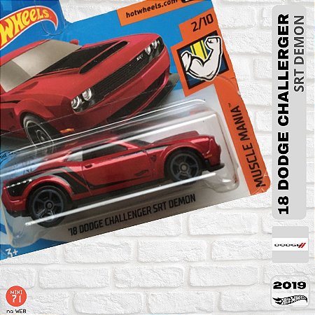 Hot Wheels - 18 Dodge Challenger SRT Demon - FYD73