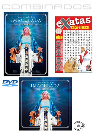 DVD Imaculada + CD Imaculada + Caça Bíblico