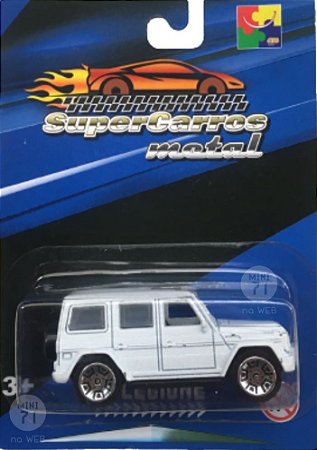 Miniatura: Mercedes Branca - 1/64 - SuperCarros Metal