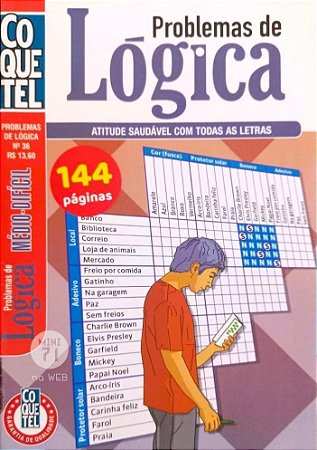 DESAFIOS DE LÓGICA - ED 20 - NIVEL MÉDIO DESAFIO COQUETEL