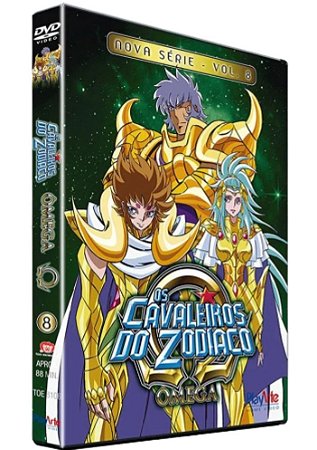 DVD - Os Cavaleiros do Zodíaco - Ômega Nova Série  - Box 3 Vol. 8