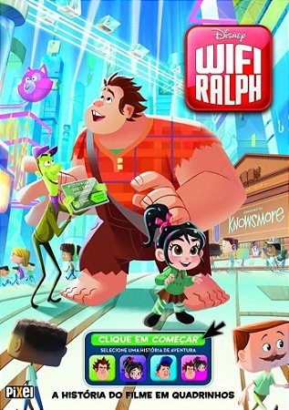 Wifi Ralph - A História do Filme em Quadrinhos  Disney.Pixel - Capa Dura