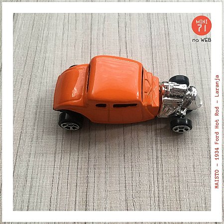 Maisto - 1934 Ford Hot Rod - Laranja 1:64 Loose