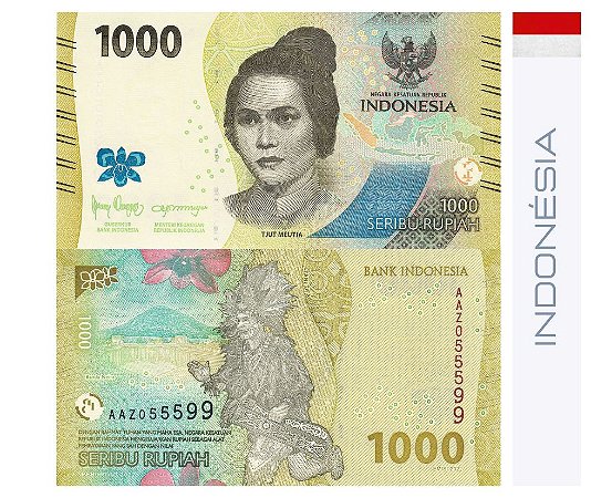 Indonésia 1000 Rupiah 2022 - FE