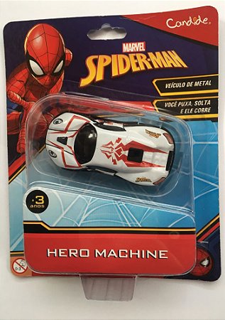 Marvel - spider man carrinho com fricção pull back