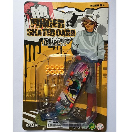 Skate de dedo com acessórios  Fun Game - MRL03