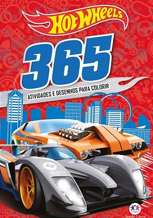 Hot Wheels - 365 Atividades e desenhos para colorir