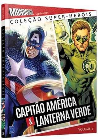 Coleção Super-Heróis Volume 3: Capitão América e Lanterna Verde - Capa dura