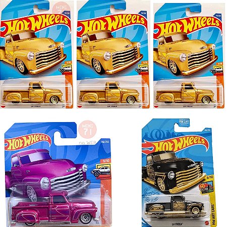 Kit c/5 miniaturas GM La Troca  1/64 Hot Wheels