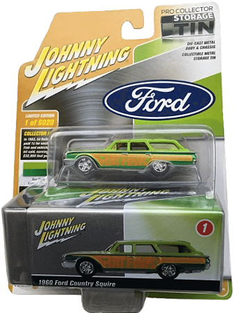 Johnny Lightning  - 1960 Ford Country Squire Rat Finnk 1/64 Ed. Limitada