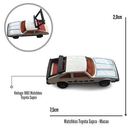 Vintage 1982 Matchbox Toyota Supra - Macau 1/60 - Loose