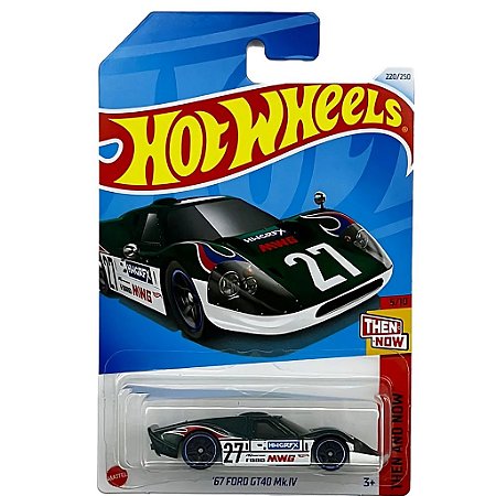 Miniatura Hot Wheels – ’67 Ford GT40 Mk.IV (2024) Verde Escuro | Escala 1:64