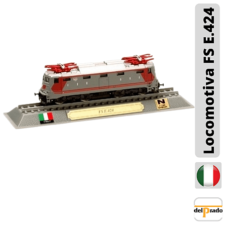 Miniatura locomotiva FS E.424 1:160 - Del Prado