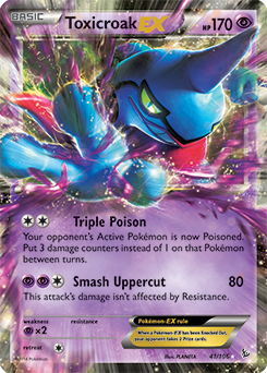 Pokémon Toxicroak EX (41/106)