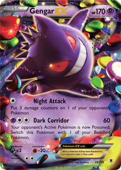 Pokémon Gengar EX (34/119)