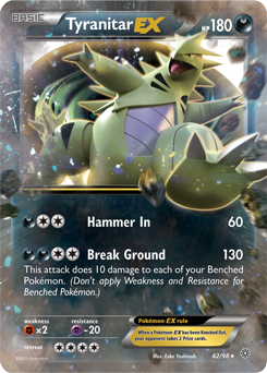Pokémon Tyranitar EX (42/98)