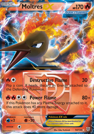 Pokémon Moltres EX (14/135)