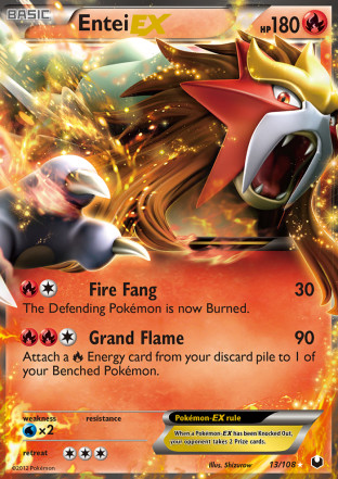 Pokémon Entei EX (13/108)