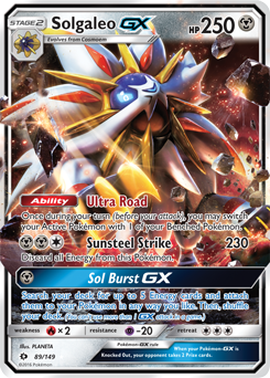 Pokémon Solgaleo GX (89/149)