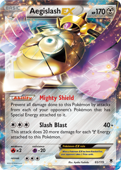 Pokémon Aegislash EX (65/119)