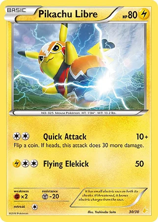 Pokémon Pikachu Mascarada (30/30) Foil