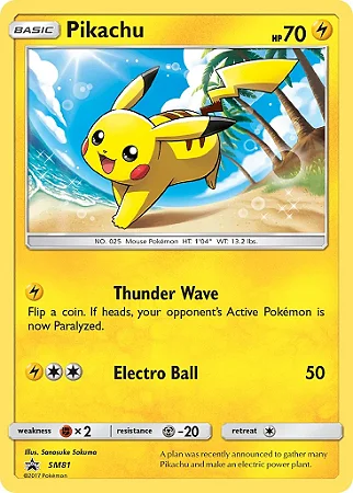 Pokémon Pikachu (SM81) Foil