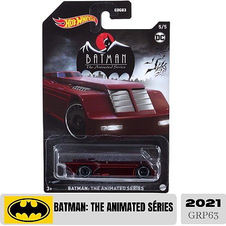 Miniatura Hot Wheels - Batman: The Animated Séries - GRP63 (bordo) | 1:64