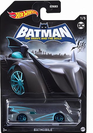 Miniatura Hot Wheels - Batmobile (The Brave And The Bold) Cinza | Escala 1:64