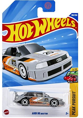 Miniatura Hot Wheels - Audi 90 Quattro (Prata) - JBB20 | 1:64