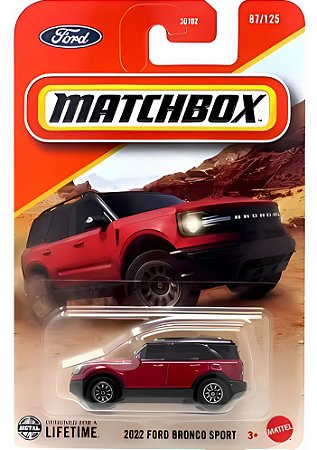 Matchbox 2022 Ford Bronco Sport (Bordo) 1/64 - JBP38