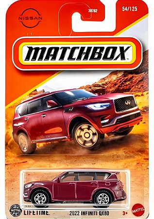 Matchbox 2022 Infiniti QX80 (Bordo) 1/64 - JBP34