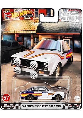 Hot Wheels Boulevard '78 Ford Escort RS 1800 Mk2 - HCR17 | 1/64