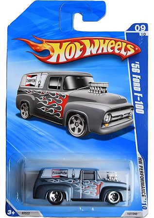 Hot Wheels '56 Ford F-100 (Cinza Flame) R7532 | Escala 1:64