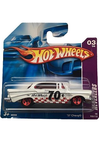 Hot Wheels '57 Chevy (Branco) M6869 | T-Hunt - 1:64
