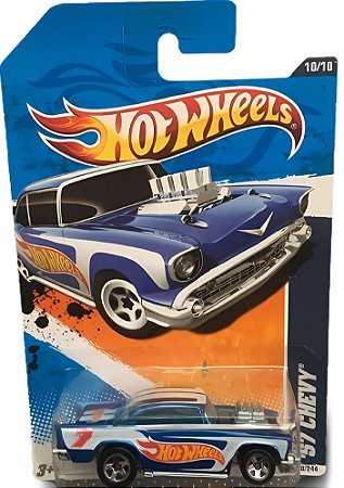 Hot Wheels '57 Chevy (Azul) T9867 Escala 1/64