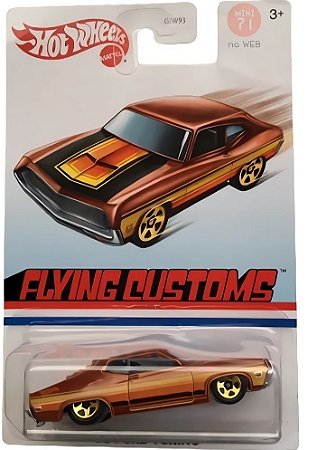 Hot Wheels '70 Ford Torino (Laranja) - GJX02 Escala 1/64
