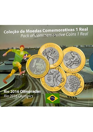 Pack Completo – Moedas Comemorativas Rio 2016 (1ª a 4ª Série)