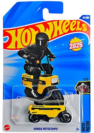 Hot Wheels Honda Motocompo (Amarela) - JBC03 | 1:64
