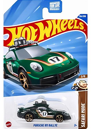 Hot Wheels Porsche 911 Rallye (Verde) - HYW87