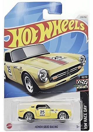 Hot Wheels Honda S800 Racing (Amarelo) HRY58 | 1:64