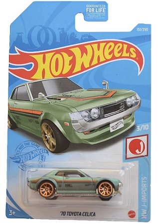 Hot Wheels '70 Toyota Celica (Verde Metálico) - GTB03 | 1:64