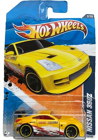 Hot Wheels Nissan 350Z Nightburnerz 11 (Amarelo) T9950 | 1:64