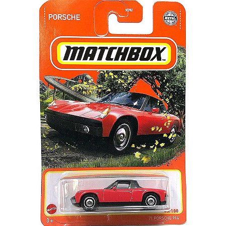 Miniatura Matchbox 71 Porsche 914 (vermelho) - QUEIMÃO