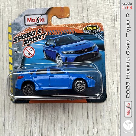 Maisto 2023 Honda Civic Type R (Azul) - 1:64