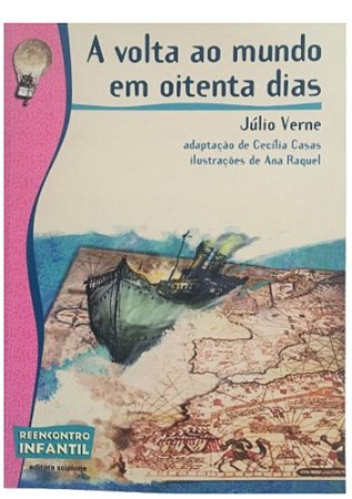 A volta ao mundo em oitenta dias - Capa comum | 56 pág. (pouco usado)
