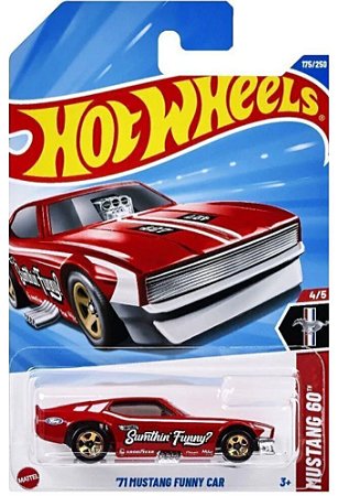 Hot Wheels 1:64 - 71 Mustang Fun Car - JBB04