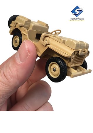 Jipe Willys Militar (creme) 1/43 Solido - Ref. 07-82 - Loose