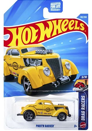 Hot Wheels Pass 'N Gasser (Amarelo) JJK30 | 1:64