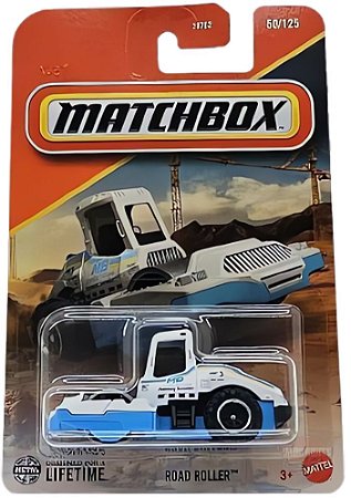 Matchbox Trator Road Roller - 1/64 - JBP62